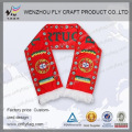 High quality custom soccer promotion sports scarf